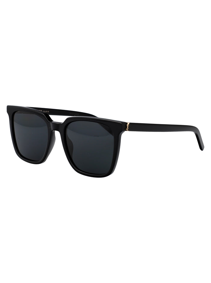 Sl M146 Black-black-black Acetate Sunglasses