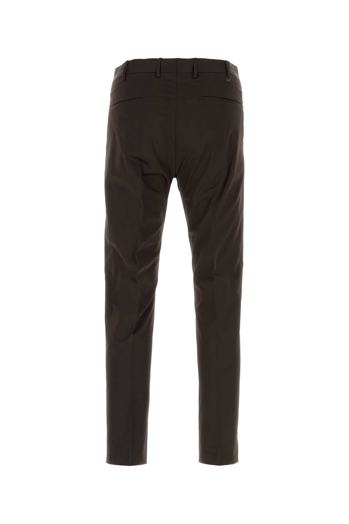 Chocolate Stretch Cotton Pant 0190 Exterior: Elastane Pantaloni