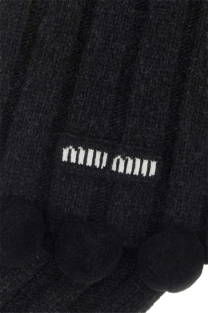 Charcoal Wool Blend Scarf Antracite Sciarpe E Foulard