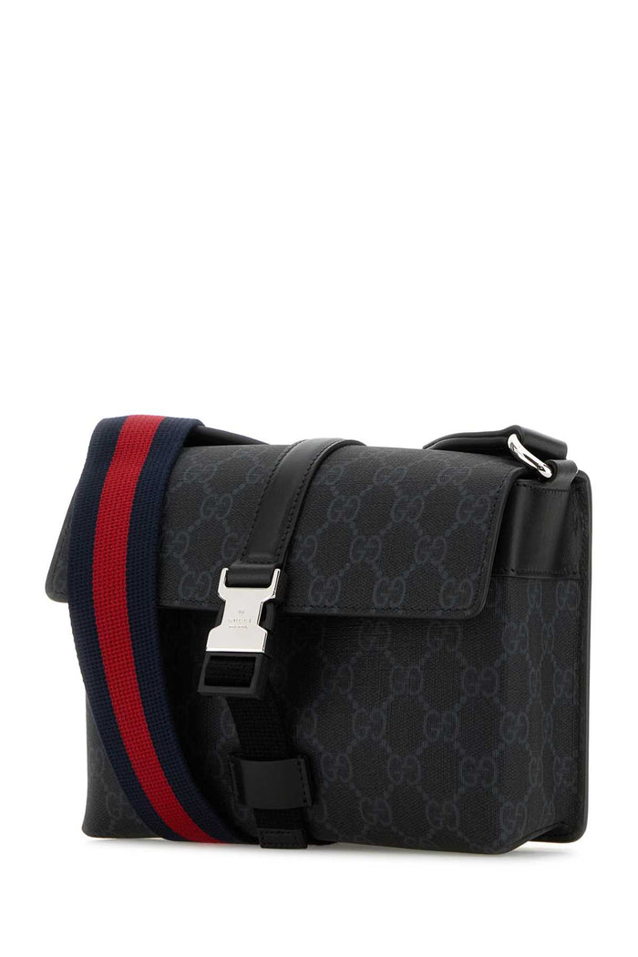 Gg Supreme Fabric Super Mini Crossbody Bag Black Borse A Tracolla