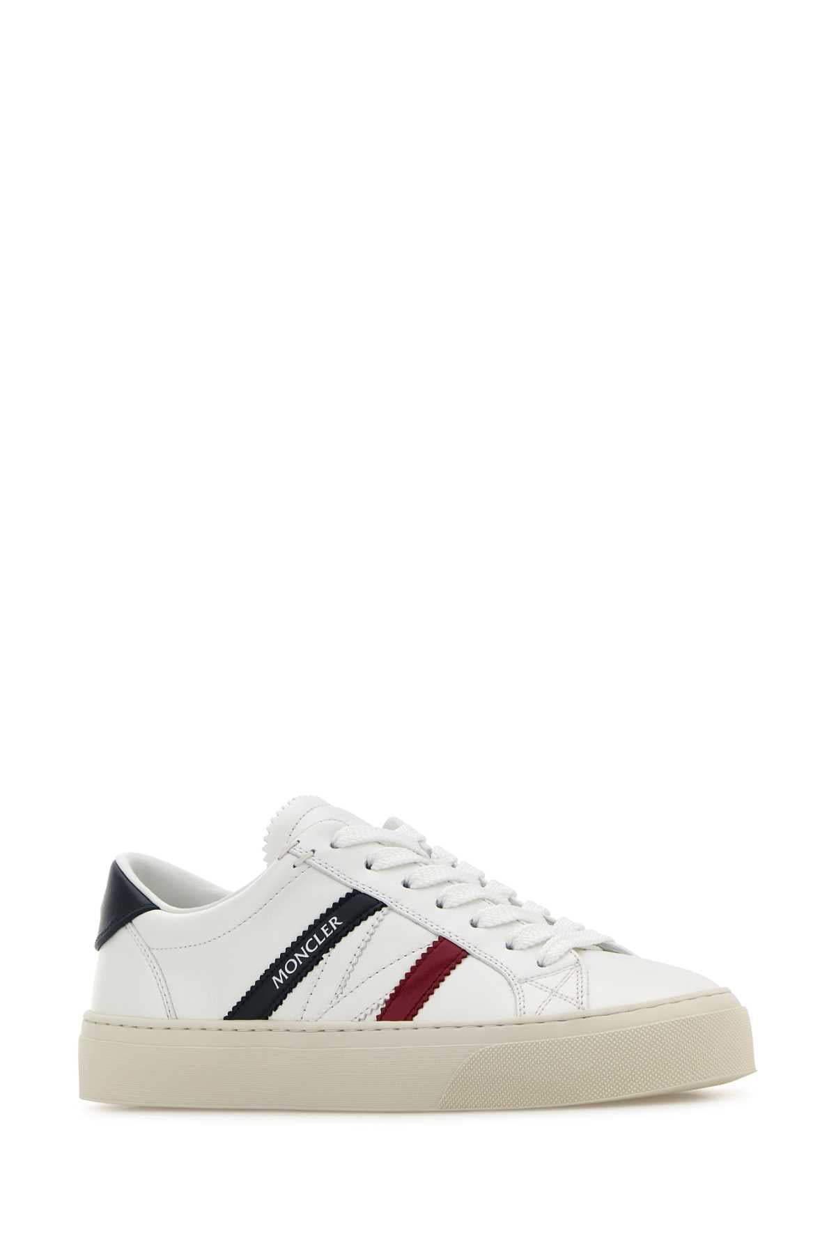 White Leather Monaco 2 Sneakers 001