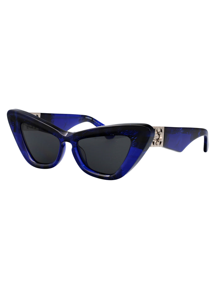 0be4421u 411487 Check Blue Acetate Sunglasses