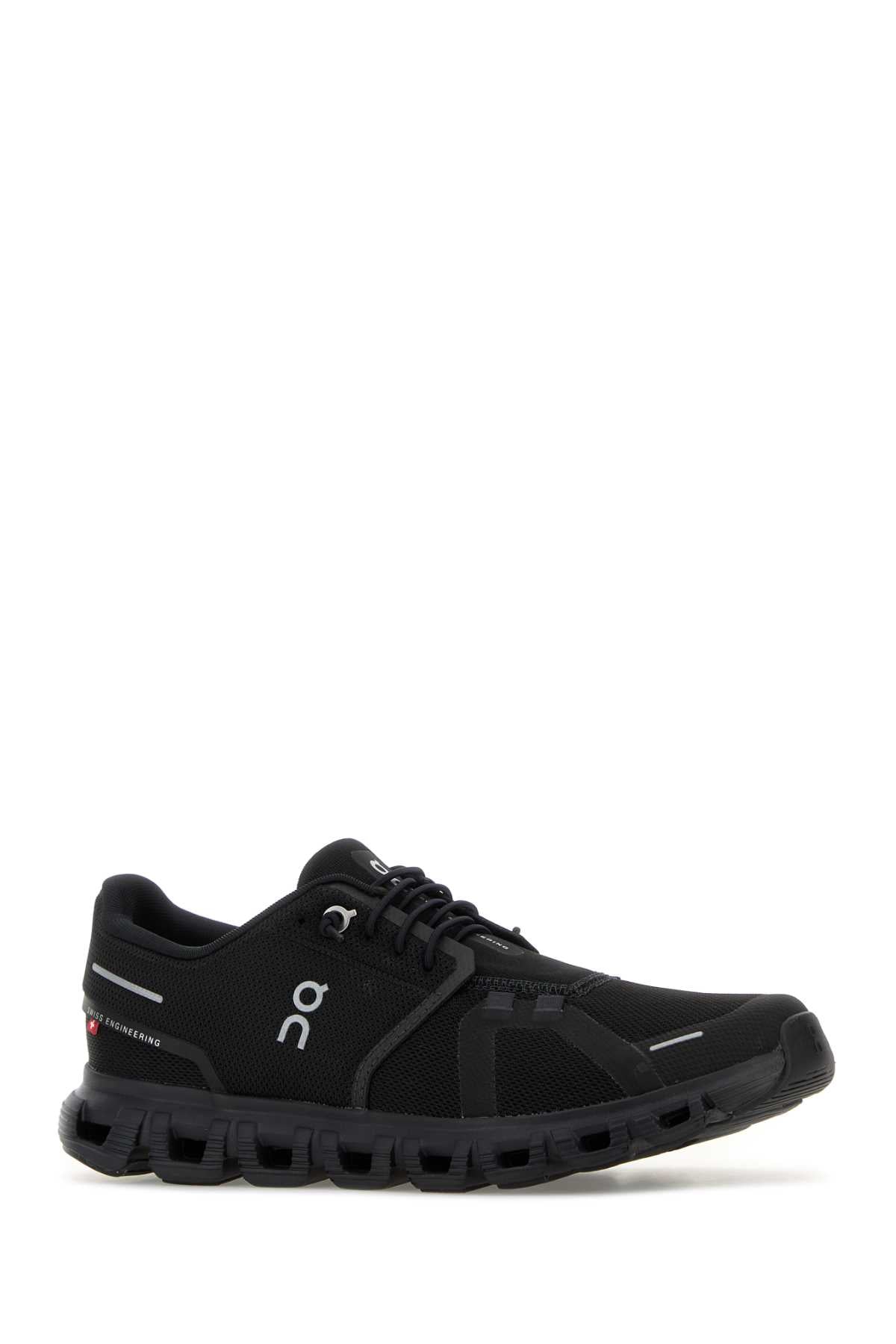 Black Mesh Cloud 6 Sneakers Blackblack