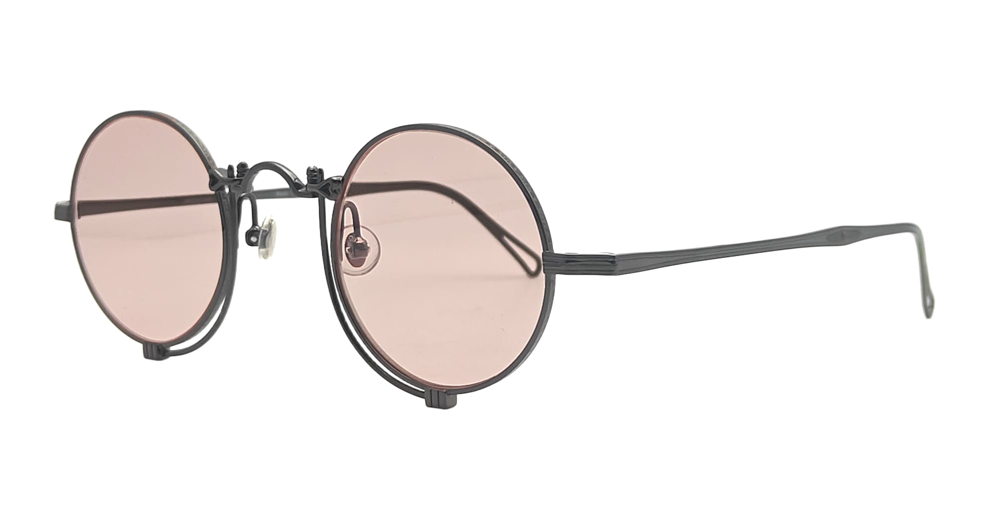 10601h - Ruthenium Cafe Pink Titanium Sunglasses