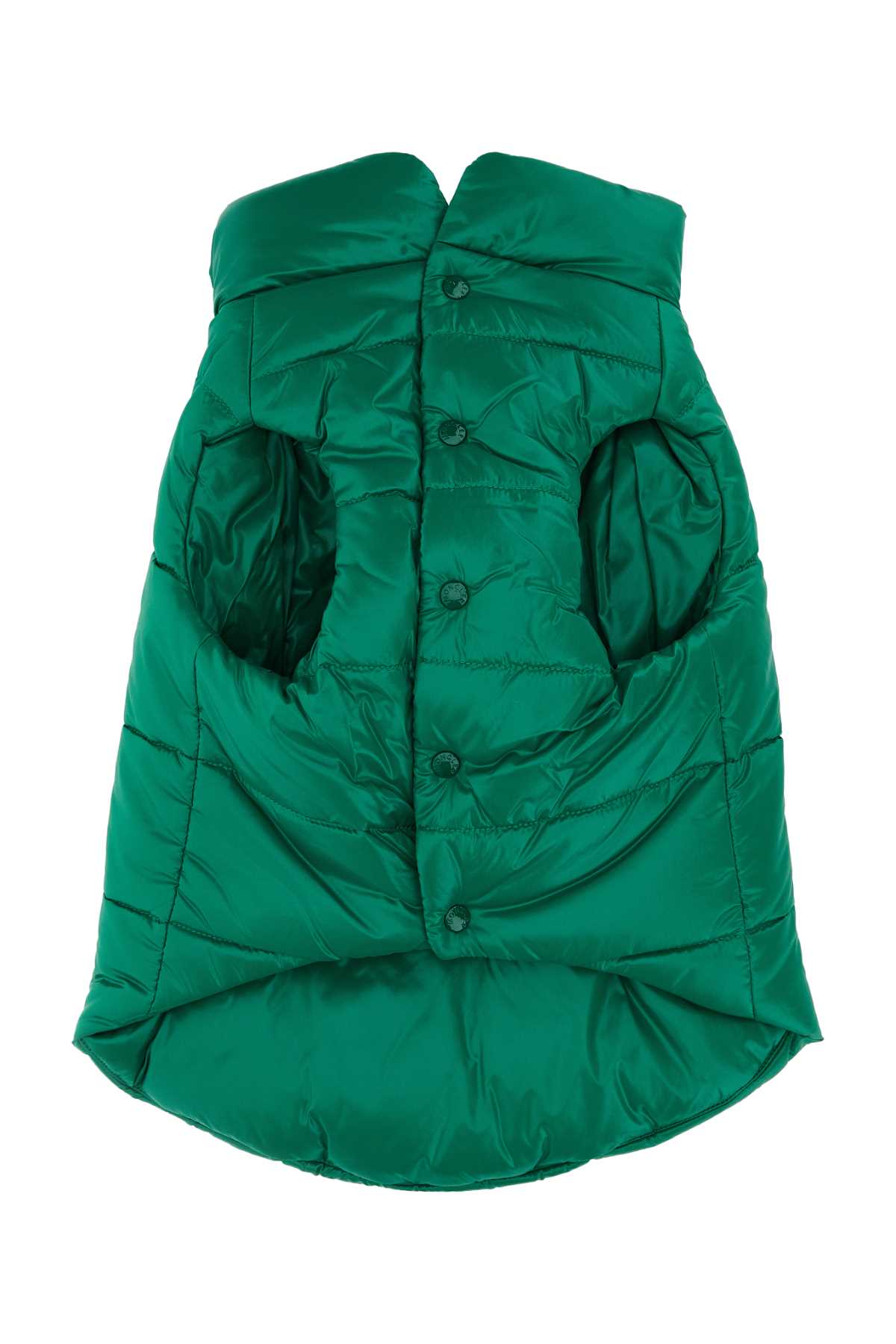 Grass Green Nylon Dog Padded Jacket 84k Extra-accessori