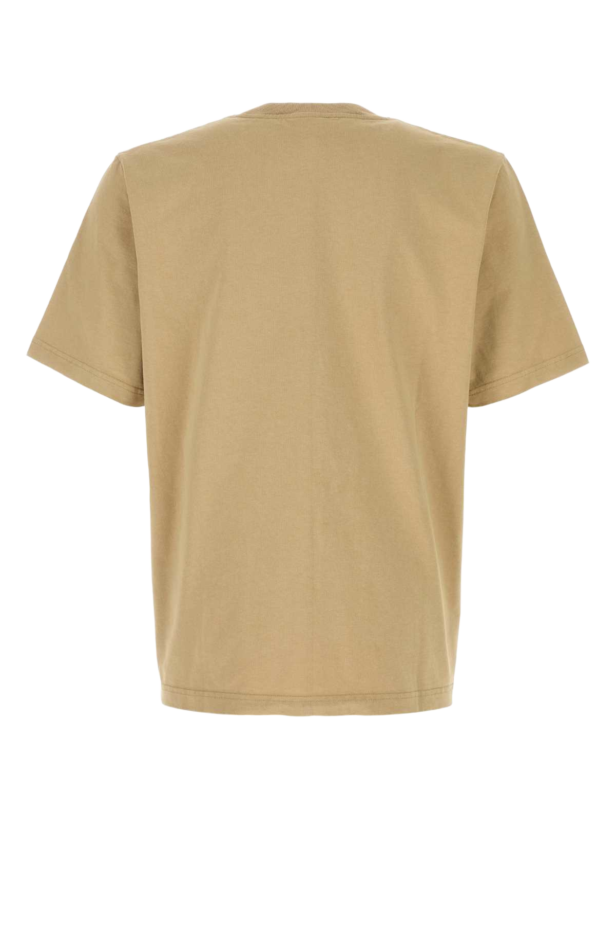 Beige Cotton T-Shirt Roastedalmond Organic