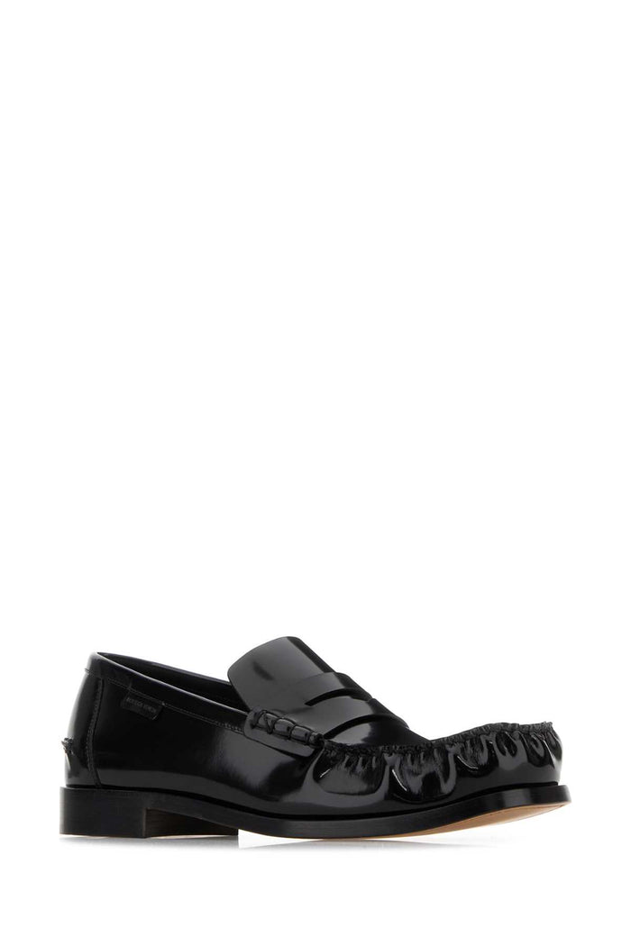 Black Leather Truman Loafers Mocassini
