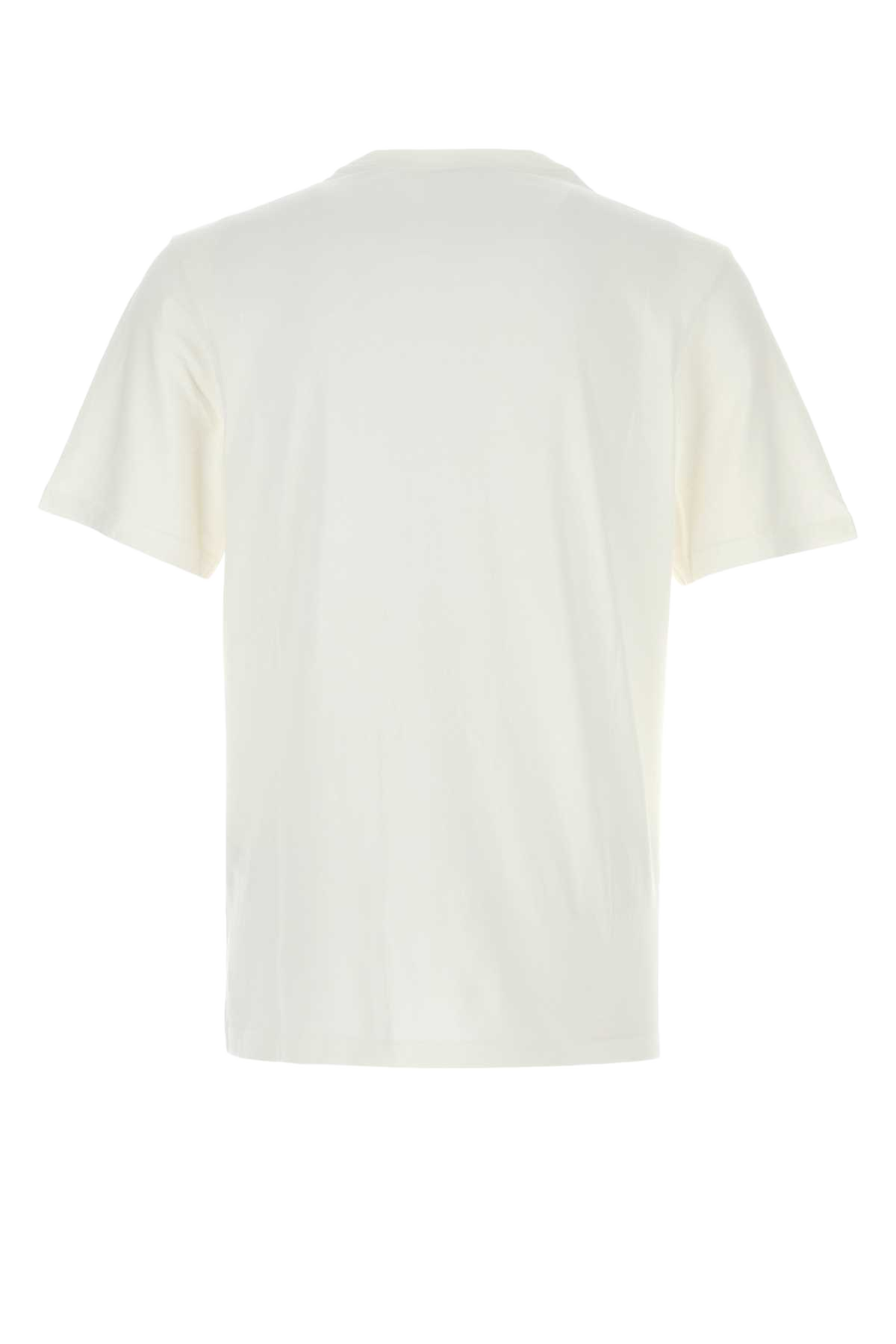 White Cotton T-Shirt A7cw Exterior