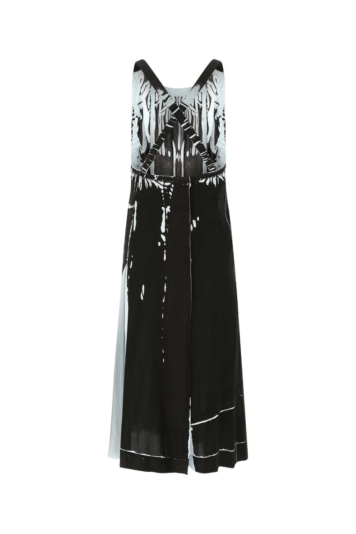 Printed Stretch Viscose Dress F0eil Exterior: Viscosa Elastane Abiti