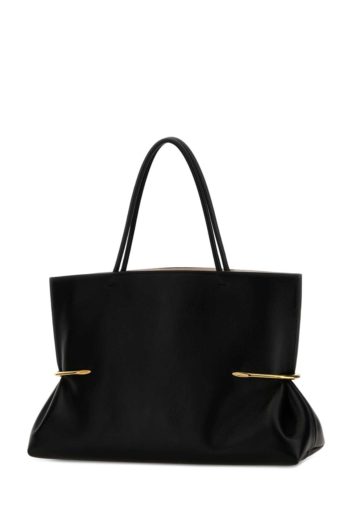 Black Leather East West Shoulder Bag Borse A Mano