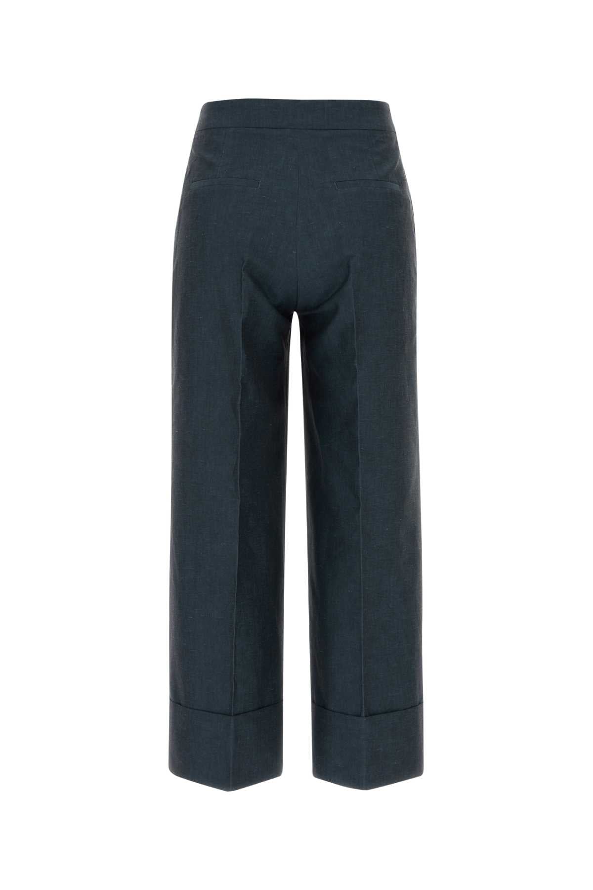 Cdvsttz00stdzi33 0370 Blu Exterior: Cotton Linen Pantaloni