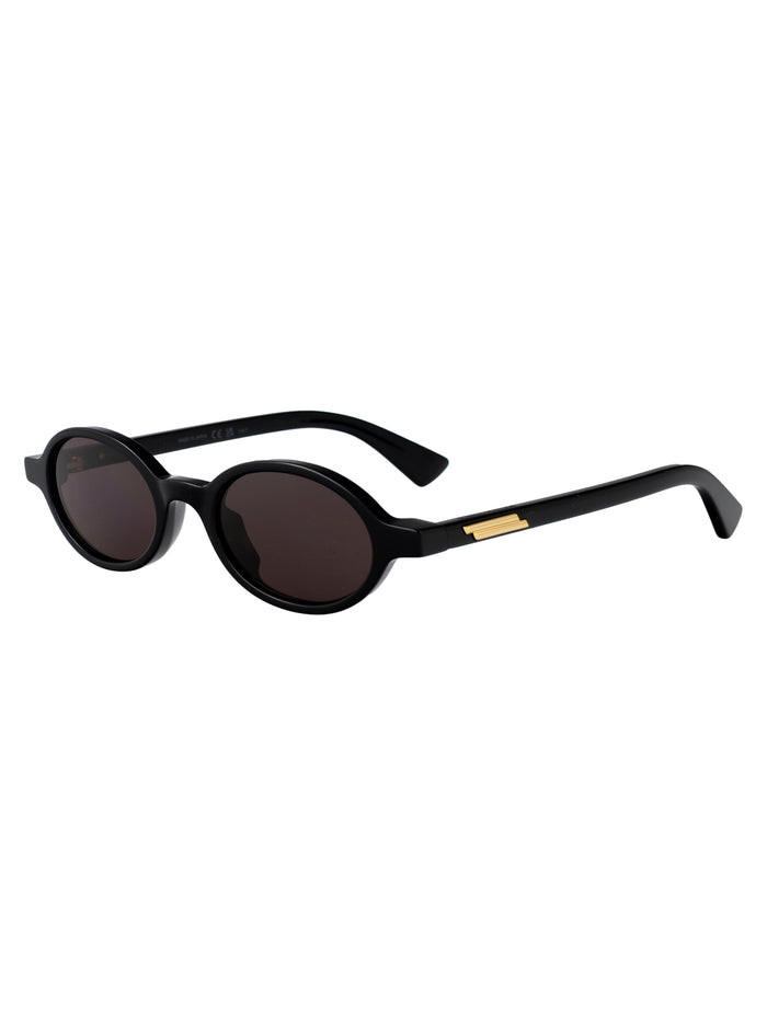 Black-black-grey Acetate Sunglasses