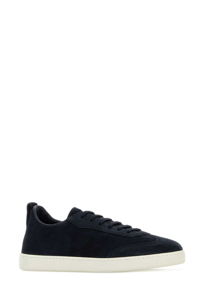 Blue Suede Rushden Sneakers Navy
