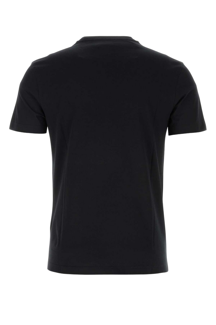 Black Cotton T-Shirt Nero
