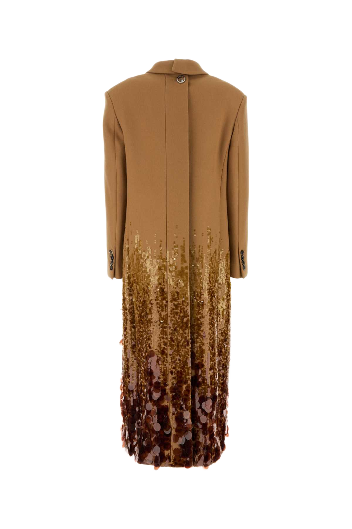 Camel Wool Coat Camelmix Cappotti