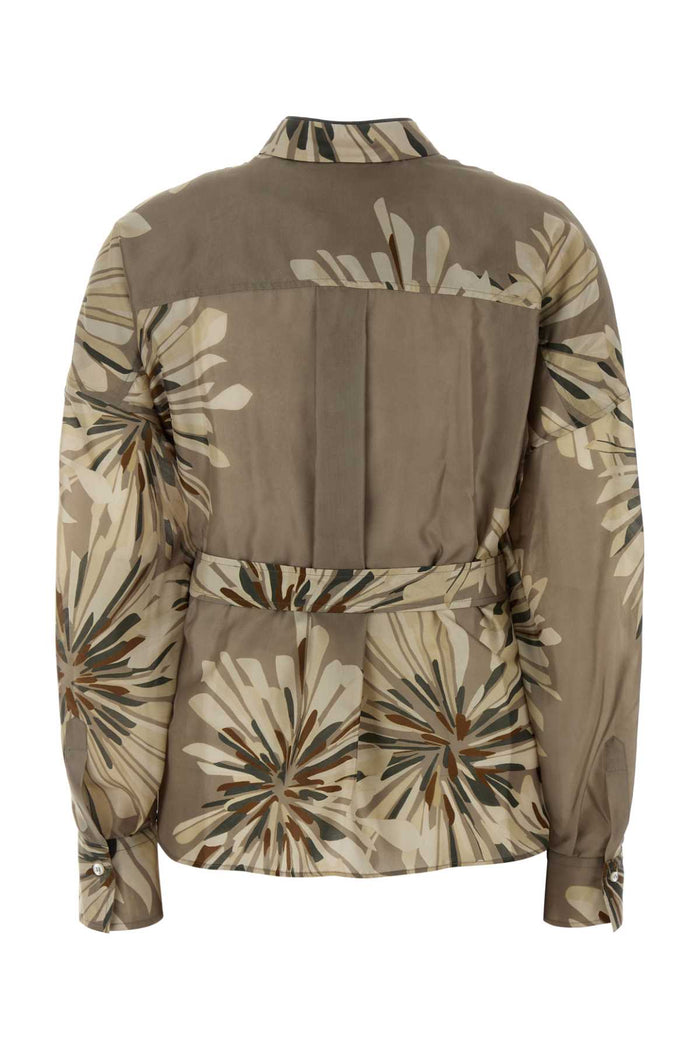 Printed Silk Shirt C009 Exterior: Camicie