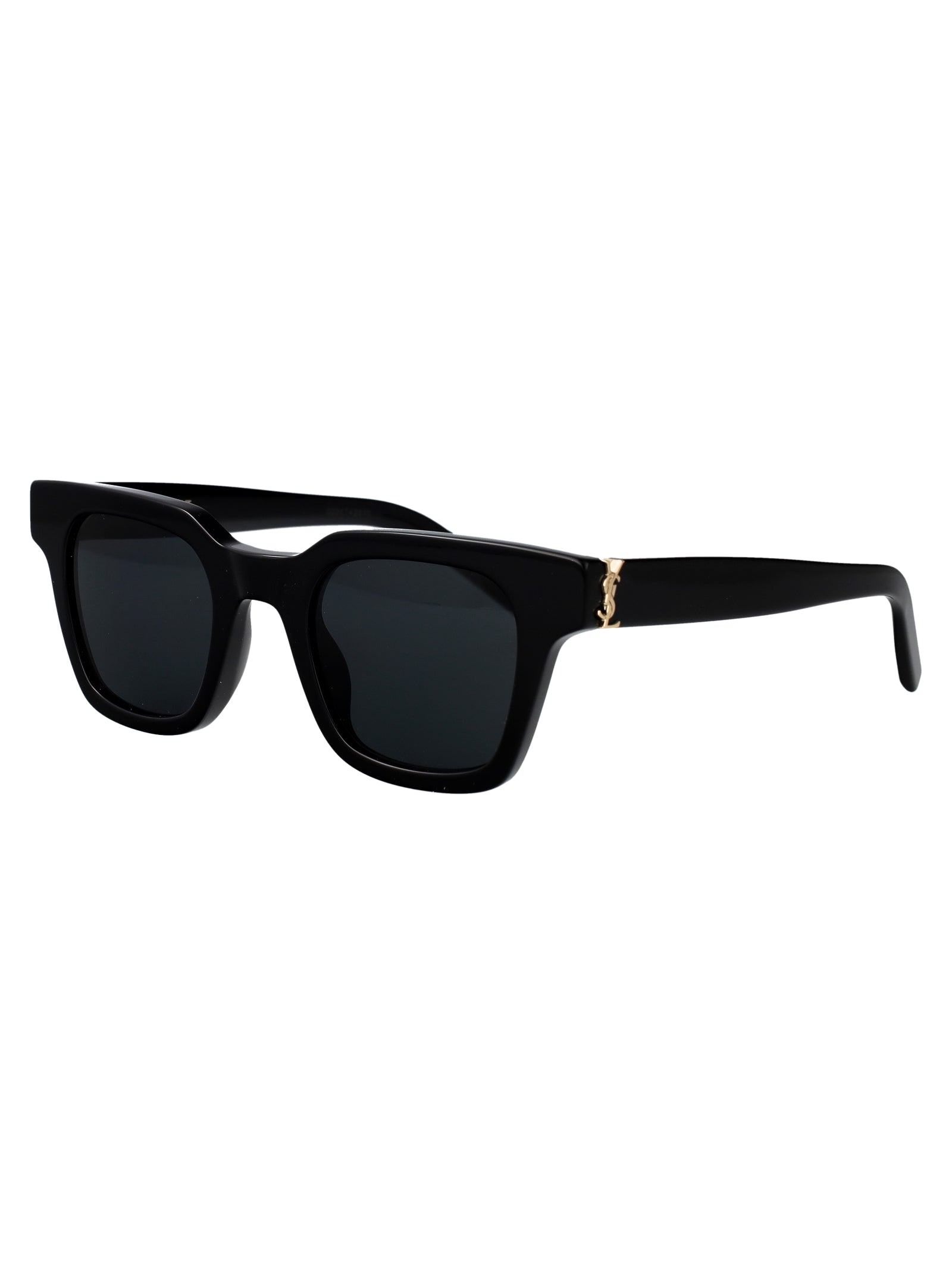 Sl M157 001 Black-black-black Acetate Sunglasses