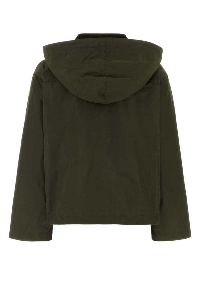 Army Green Polyester Weaver Jacket Ivygreenancient Exterior: Giacche E Gilet