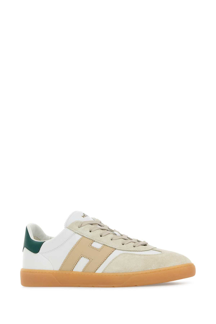 White Leather Hogan Cool Sneakers B013m024s610s600