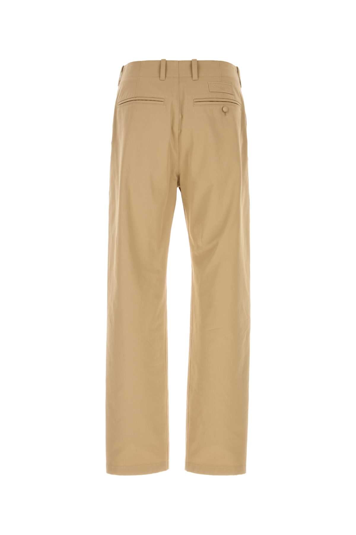 Beige Cotton Pant Exterior: Pantaloni