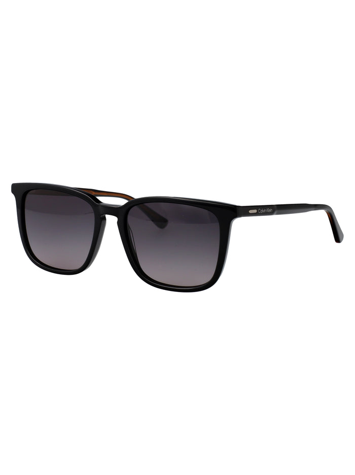Ck25507s 1 Black Acetate Sunglasses