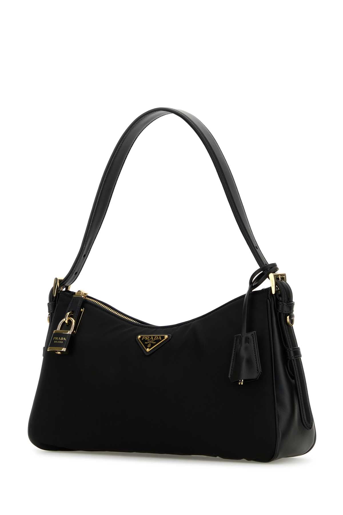 Black Nylon Large Aimã©e Shoulder Bag Nero Poliammidericiclata-vitello Borse A Mano