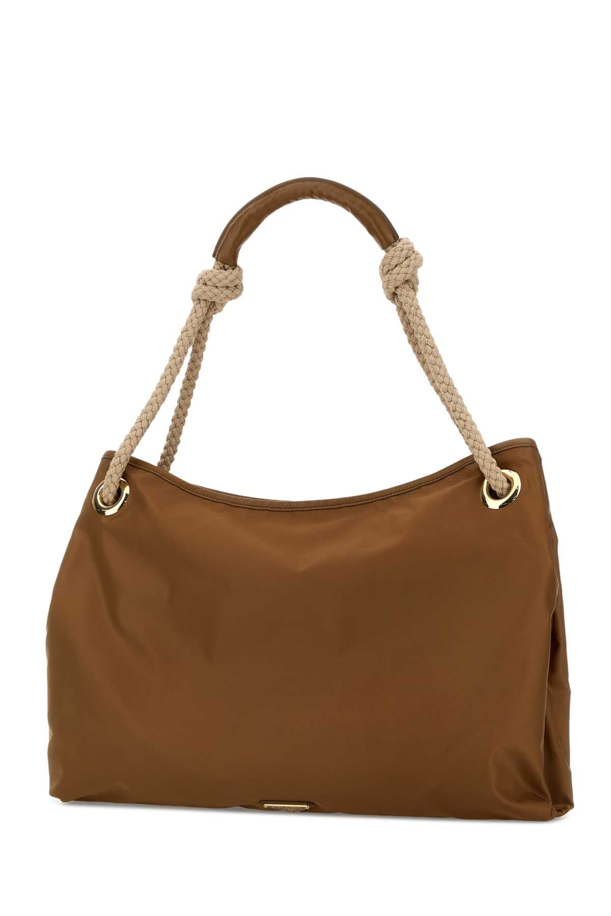 Caramel Fabric Shopping Bag Brandy Borse A Mano
