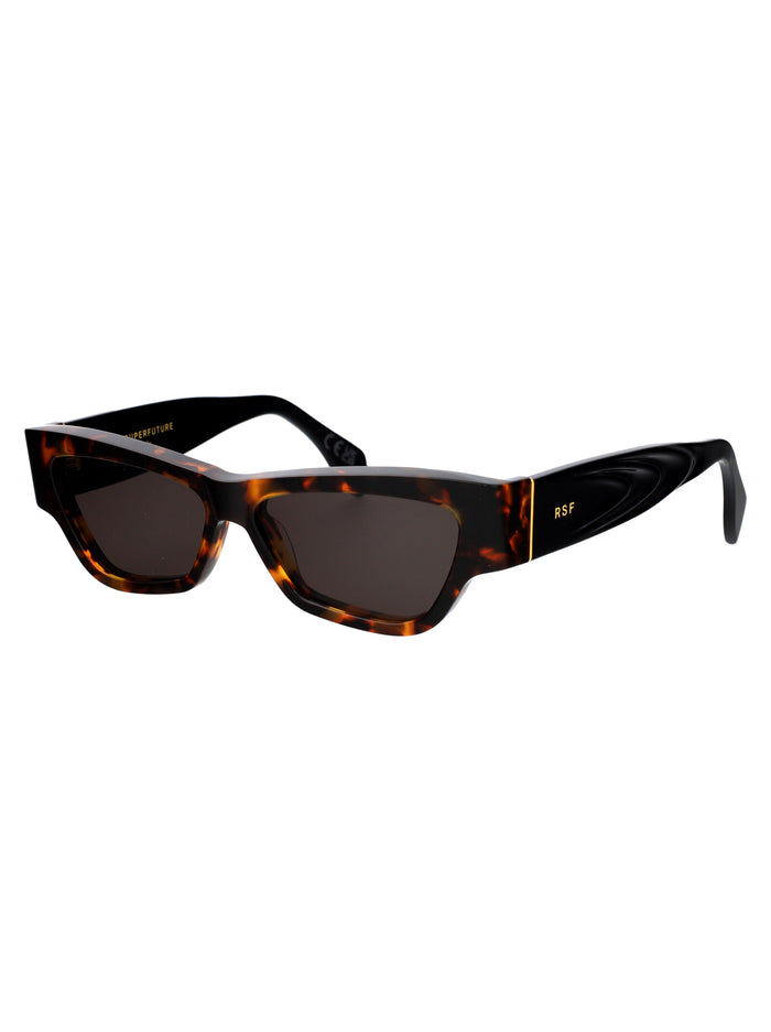 Nameko Burnt Havana Acetate Sunglasses