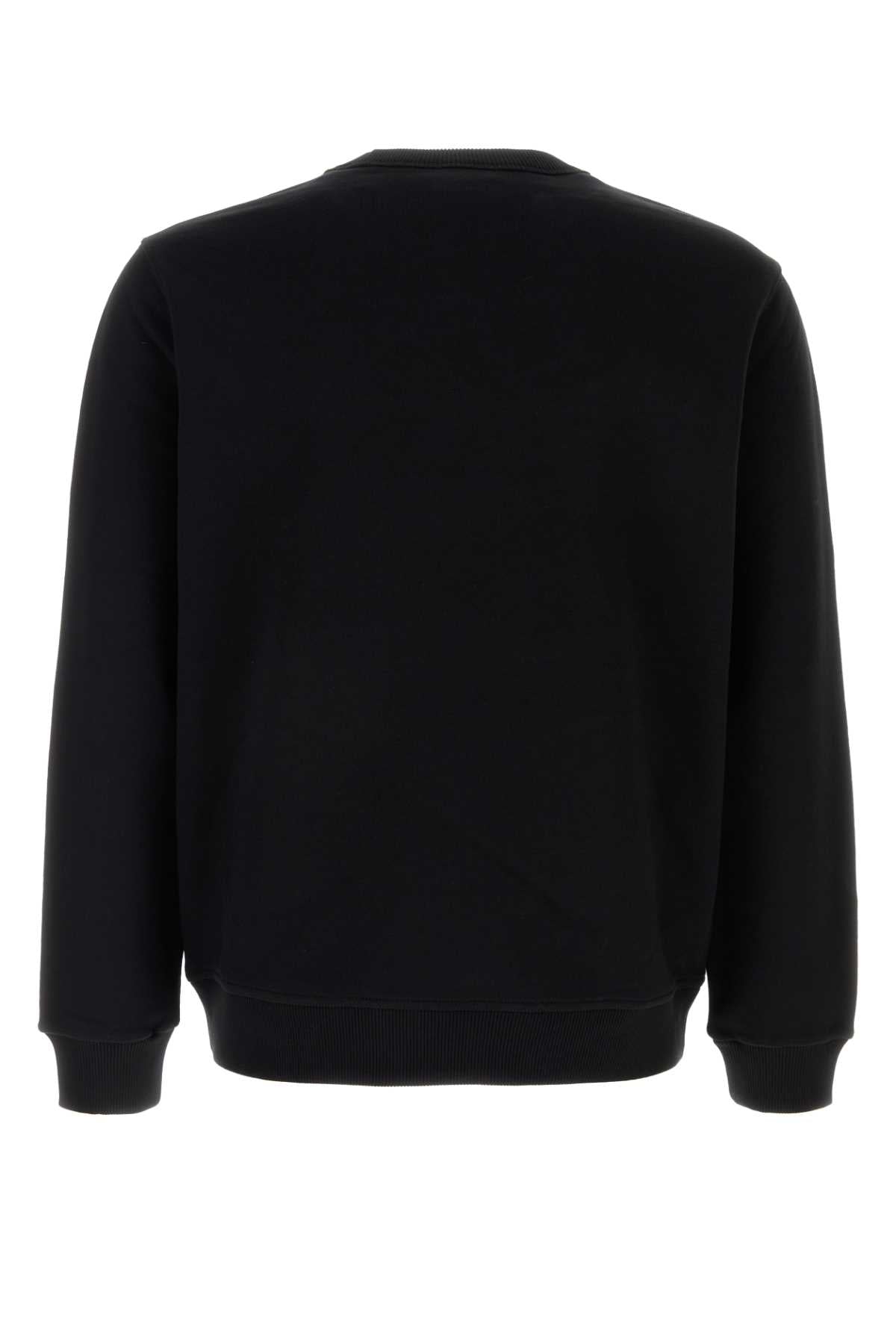 Black Cotton Sweatshirt Exterior: Felpe