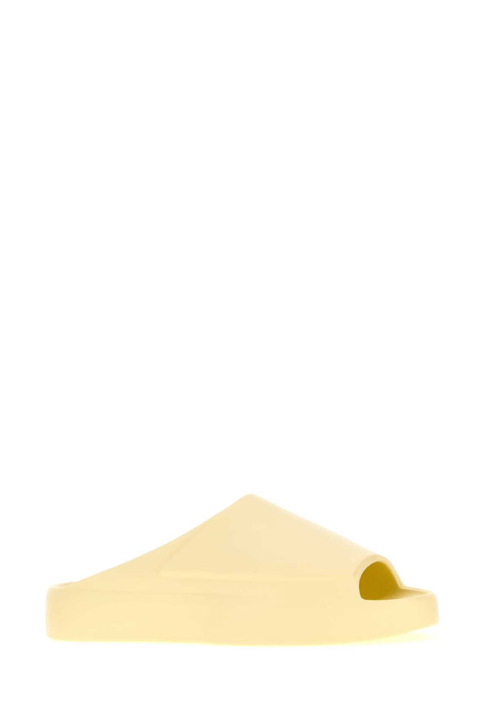 Cream Rubber Los Feliz Slippers Almond