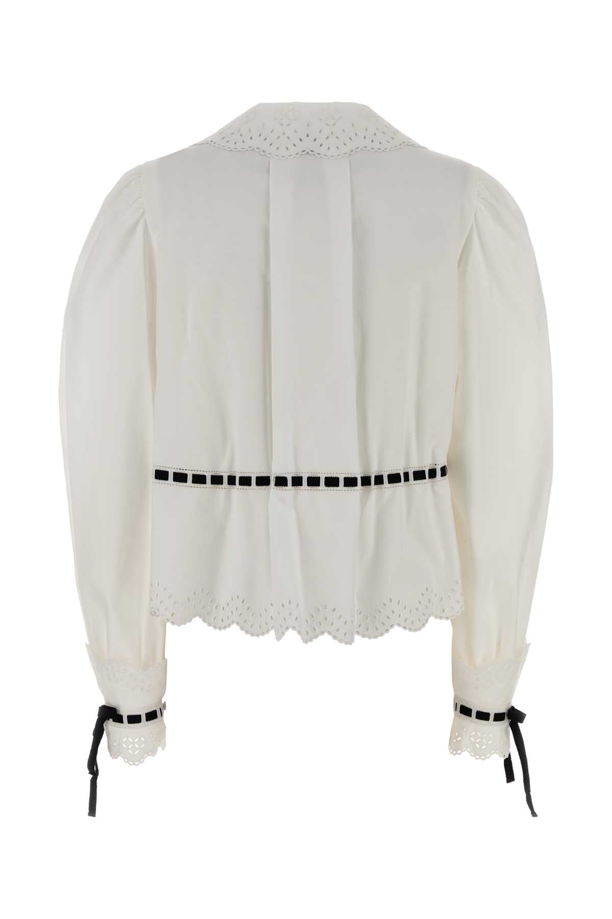 White Poplin Shirt Bianconero Exterior: Cotton Camicie