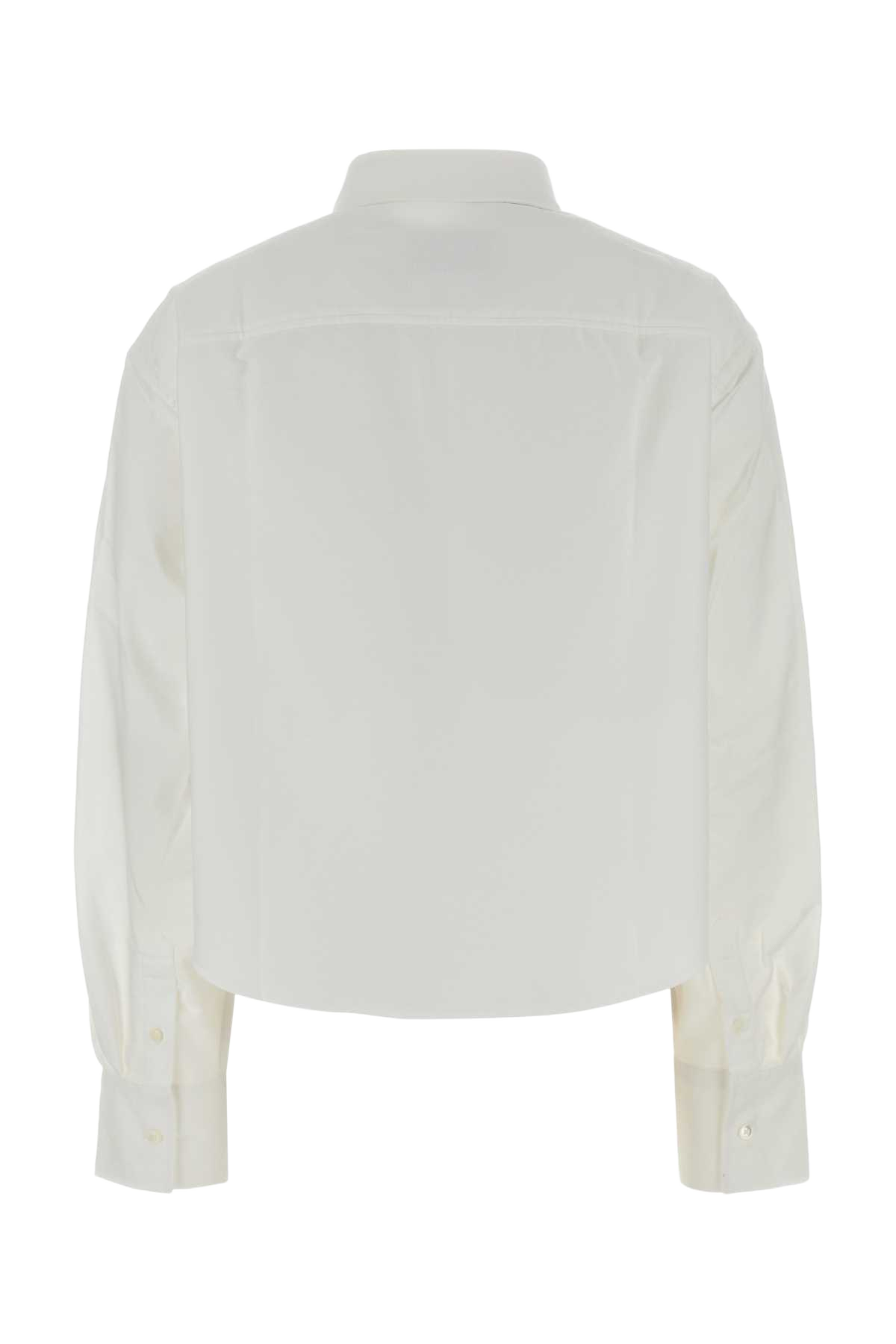 White Oxford Oversize Shirt Blancnaturel Exterior: Cotton Camicie