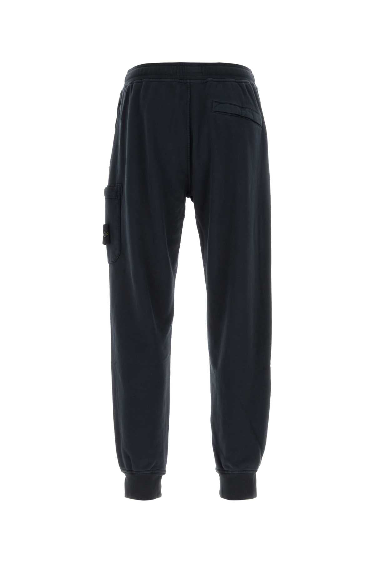 Navy Blue Cotton Joggers Navyblue Tessuto Principale: Cotone Pantaloni