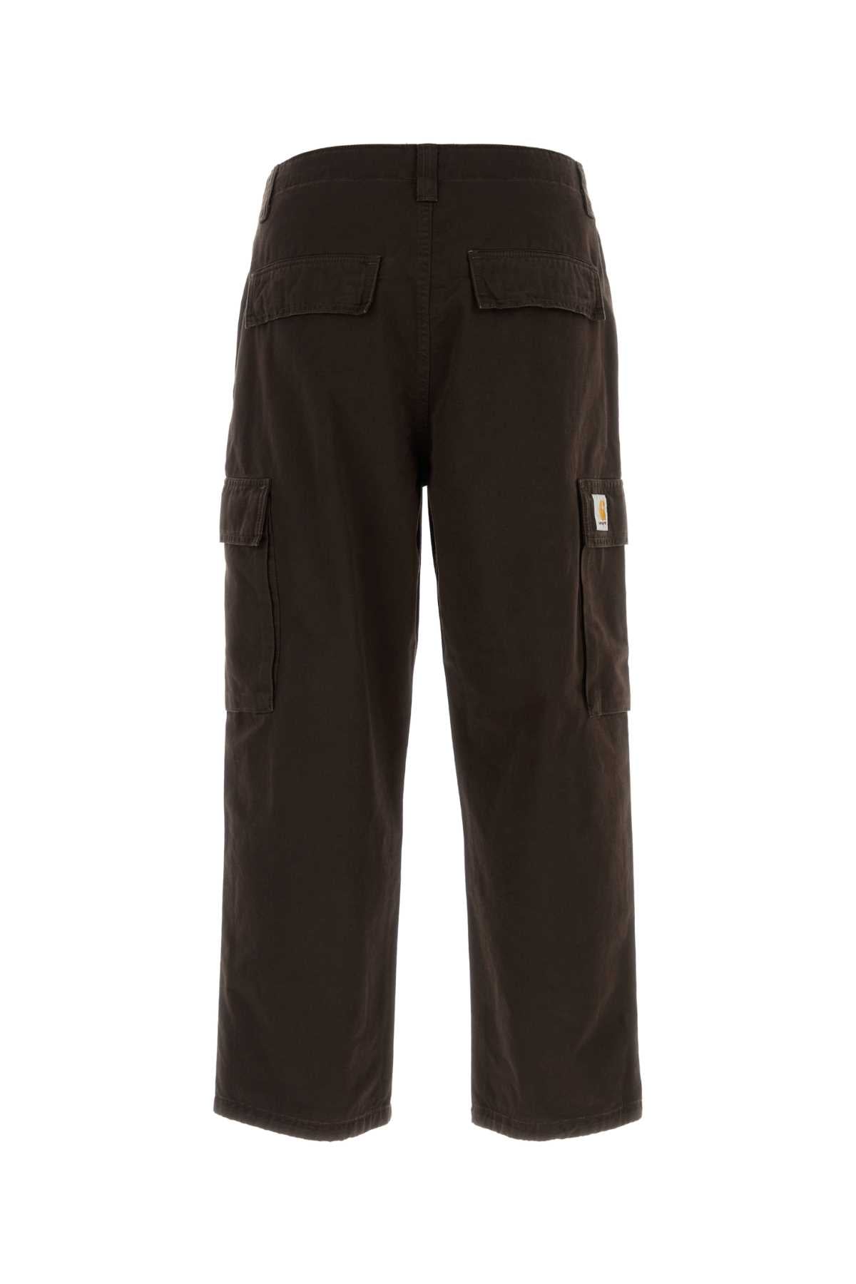 Chocolate Canvas Kade Cargo Pant Tobaccostonewashed 4706 Cotton 'lenexa' Twill Pantaloni