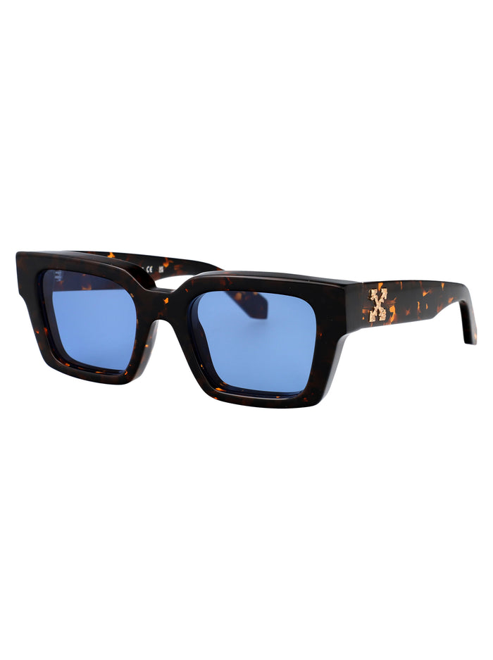 Virgil L Havana Blue Acetate Sunglasses