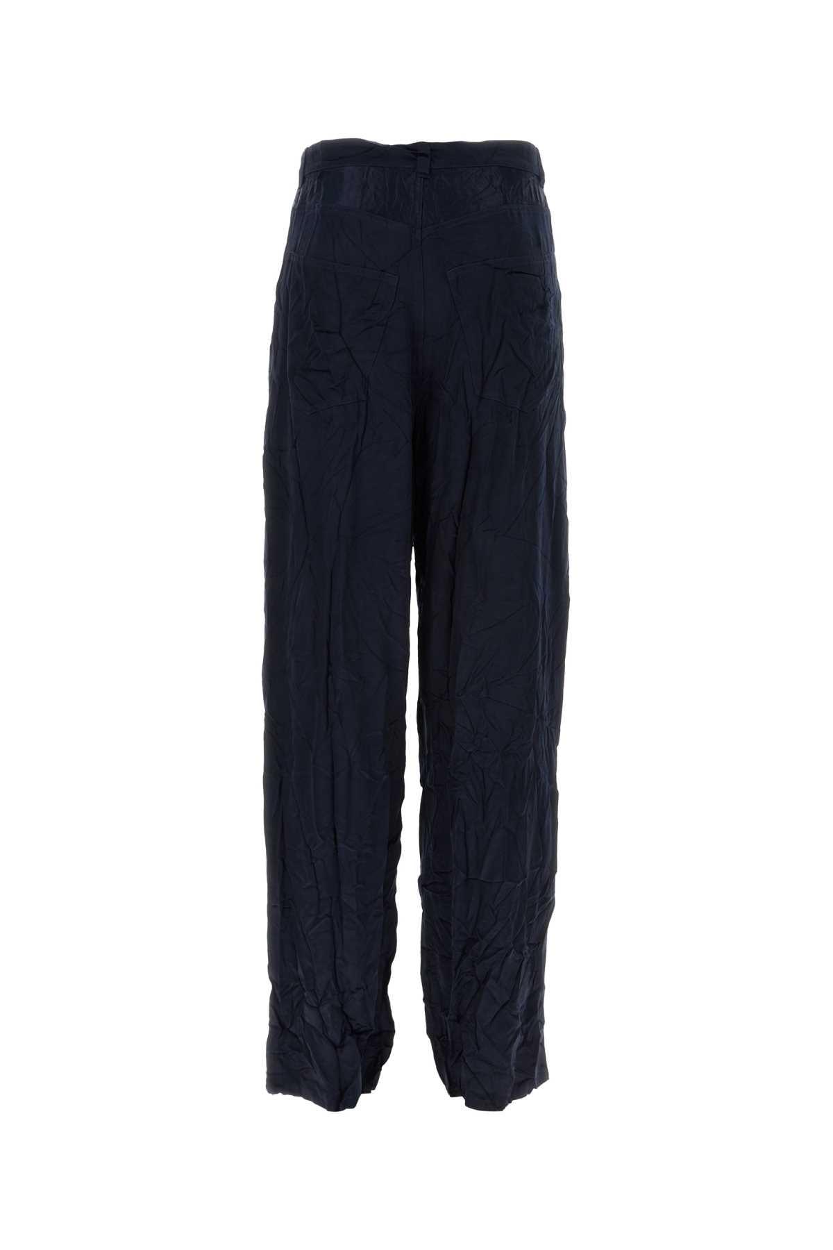 Dark Bue Satin 5 Pocket Pant 4100 Pantaloni