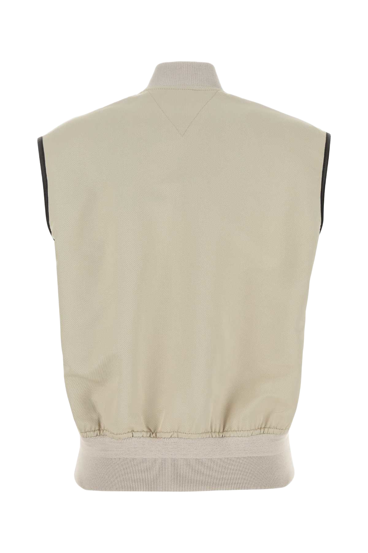 Sand Twill Vest Greyputty Giacche E Gilet