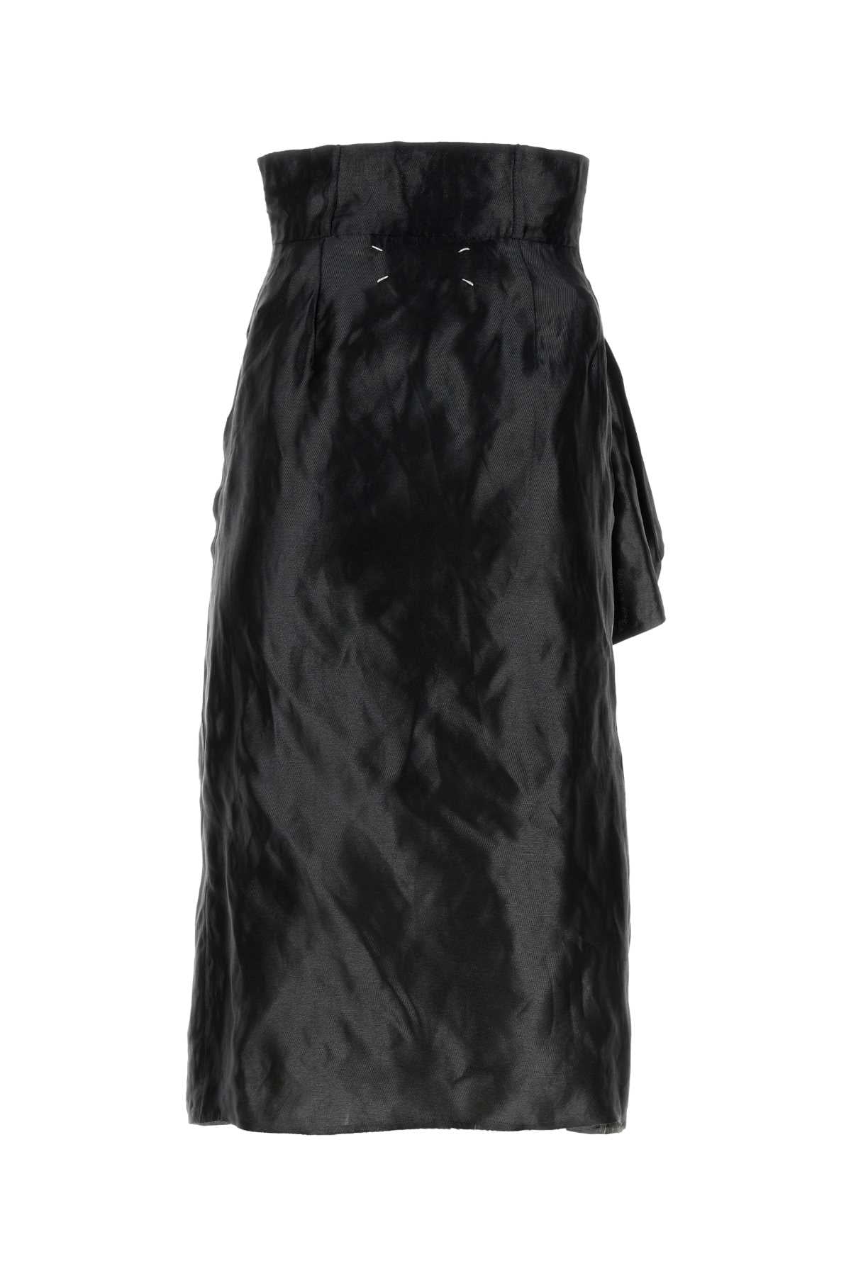 Black Jersey Skirt Gonne