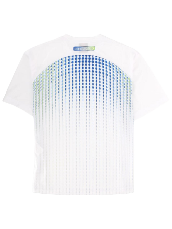 T-Shirt With Print White Polyester T-shirts