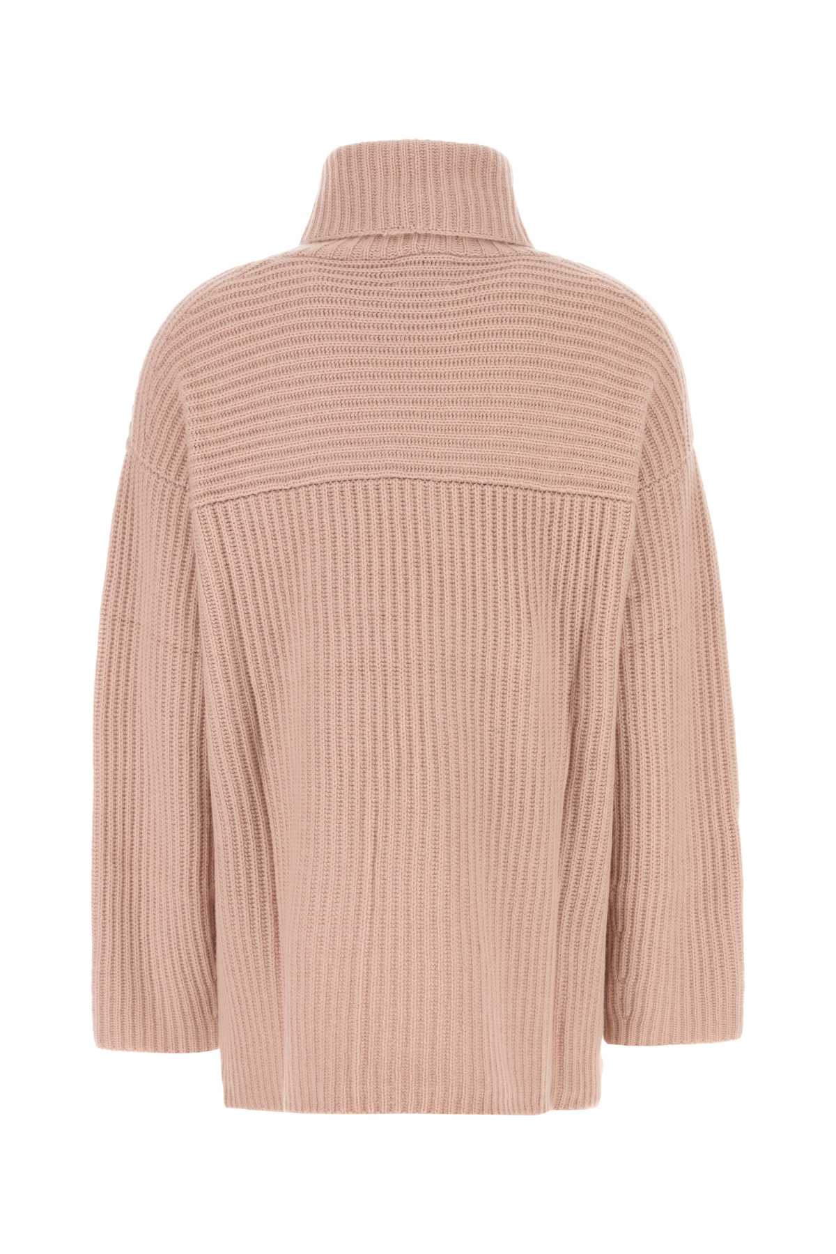Pink Cashmere Lisbon Sweater Dustypink Exterior: Organic Maglieria