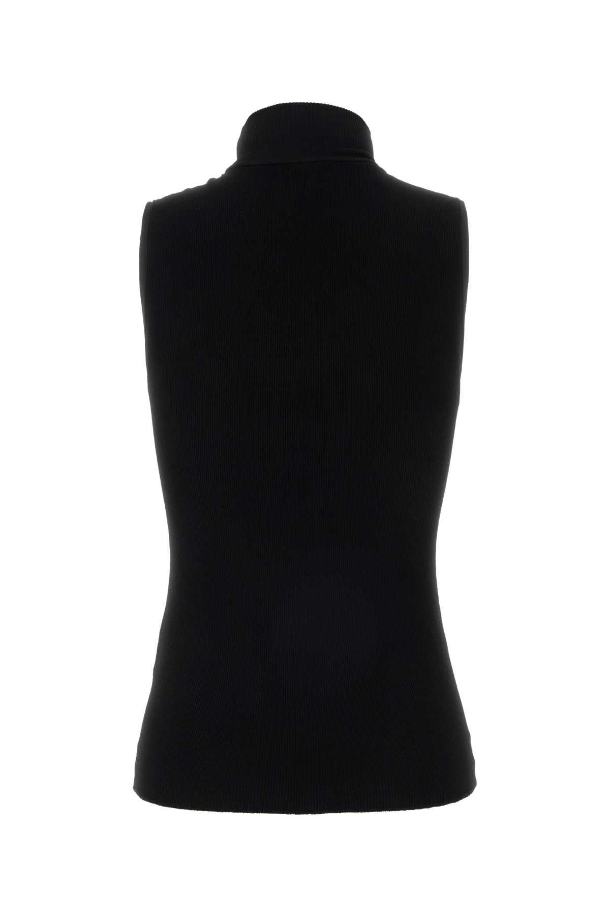 Black Knit Top Maglie