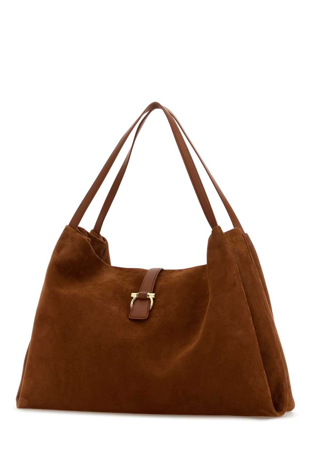 Caramel Suede Shopping Bag Naturalerst Borse A Mano