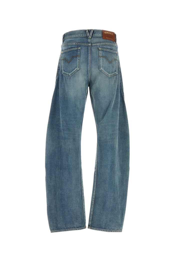 Denim Jeans Mediumblue Exterior: Cotton