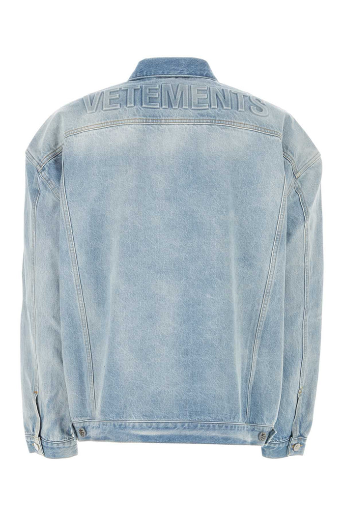 Denim Jacket Blue Exterior: Cotton Giubbini