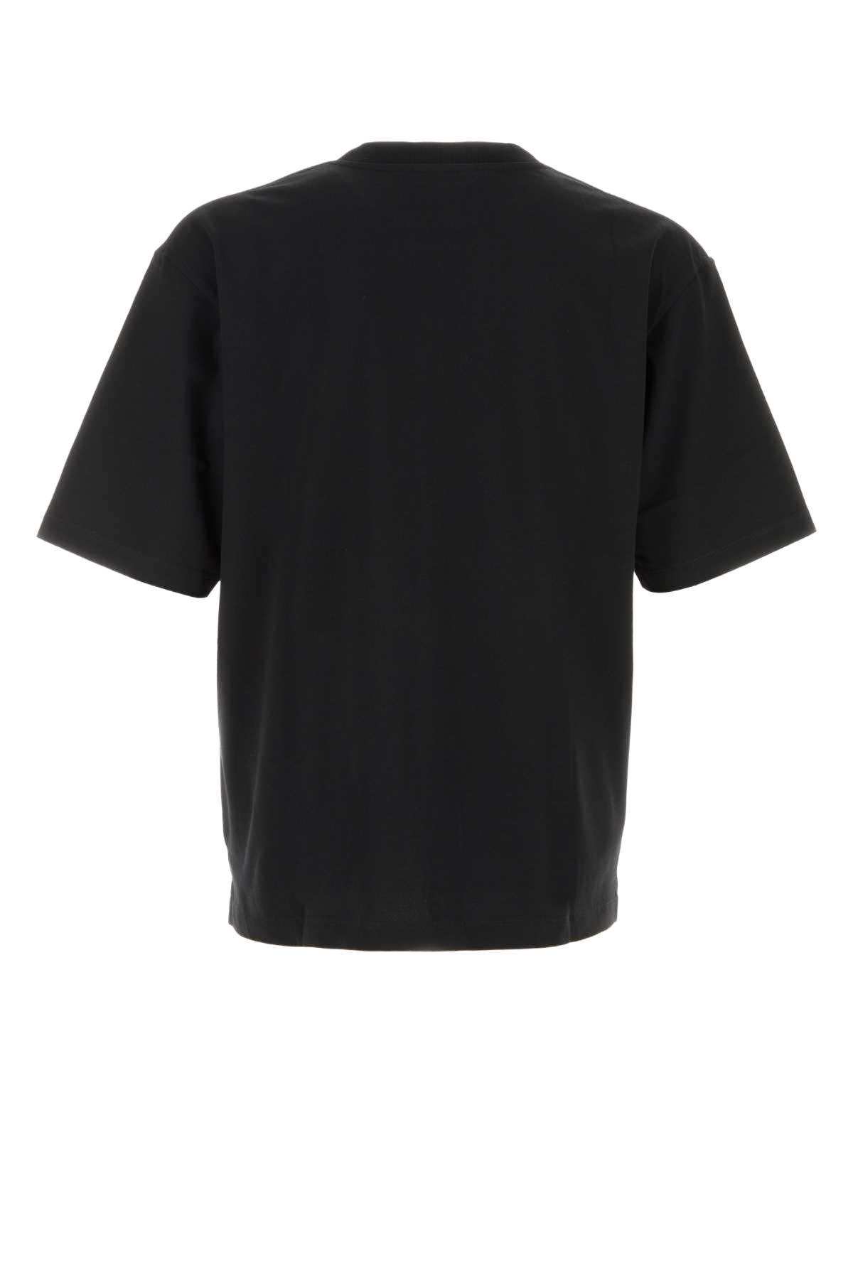 Black Cotton Oversize T-Shirt Exterior