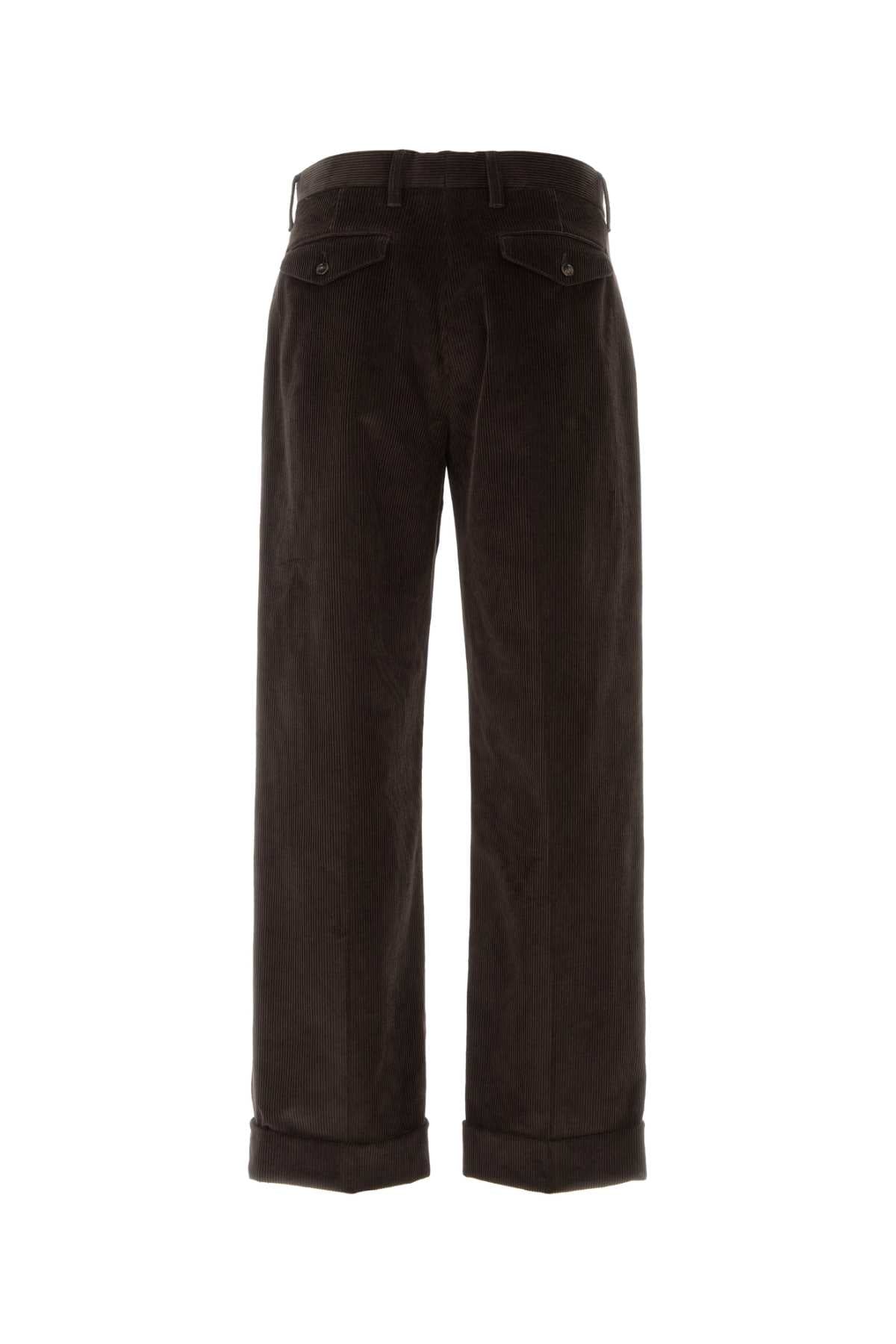 Brown Corduroy Pant Clovebrown Exterior: Cotton Pantaloni