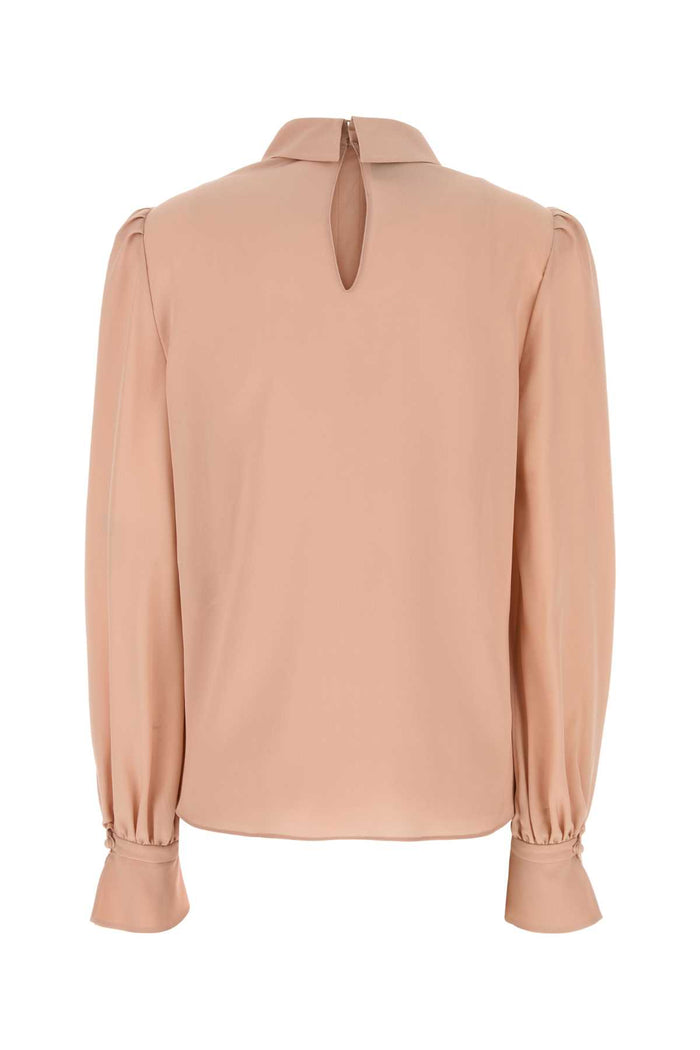 Pink Silk Blouse Rosemist Exterior: Maglie