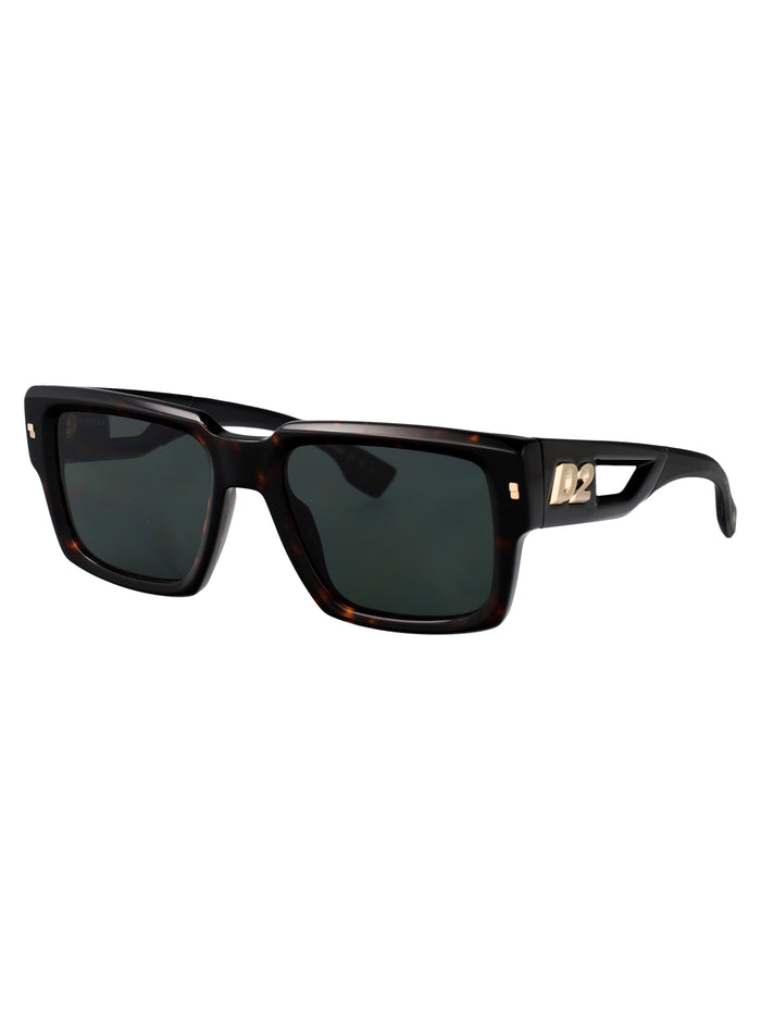 D2 0143-S Havana Acetate Sunglasses