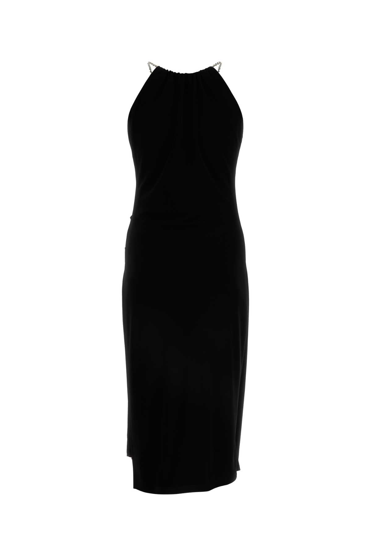 Black Viscose Dress Abiti