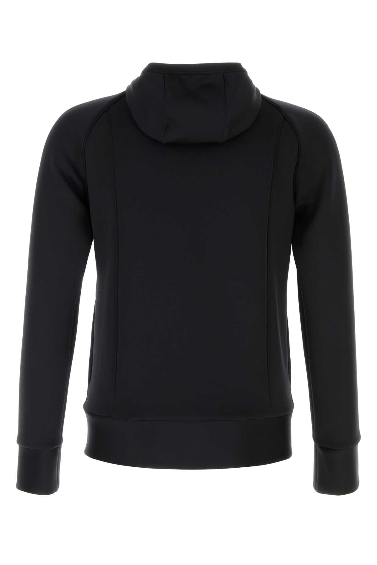 Black Neoprene Sweatshirt Nero Exterior: Polyester Elastane Felpe